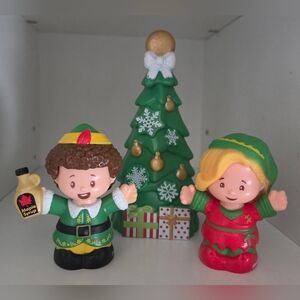 Little People Elf The Movie Buddy & Jovie Collector Figurines